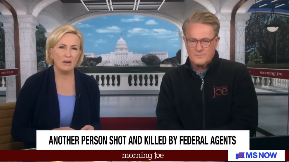 Mika Brzezinski and Joe Scarborough host the Jan. 26, 2026 edition of "Morning Joe" (MS NOW)