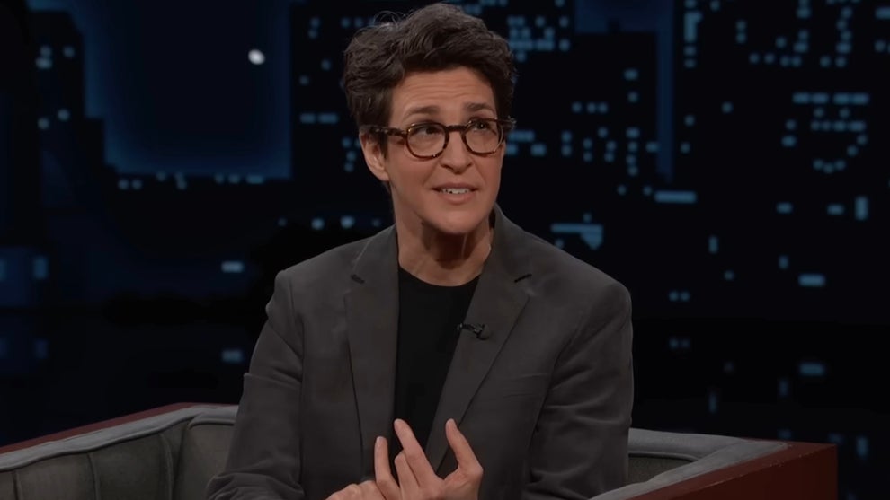 Rachel Maddow on the Jan. 8, 2026 edition of "Jimmy Kimmel Live!" (ABC)