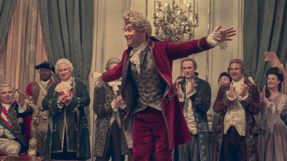 Will Sharpe in “Amadeus” (Credit: STARZ)