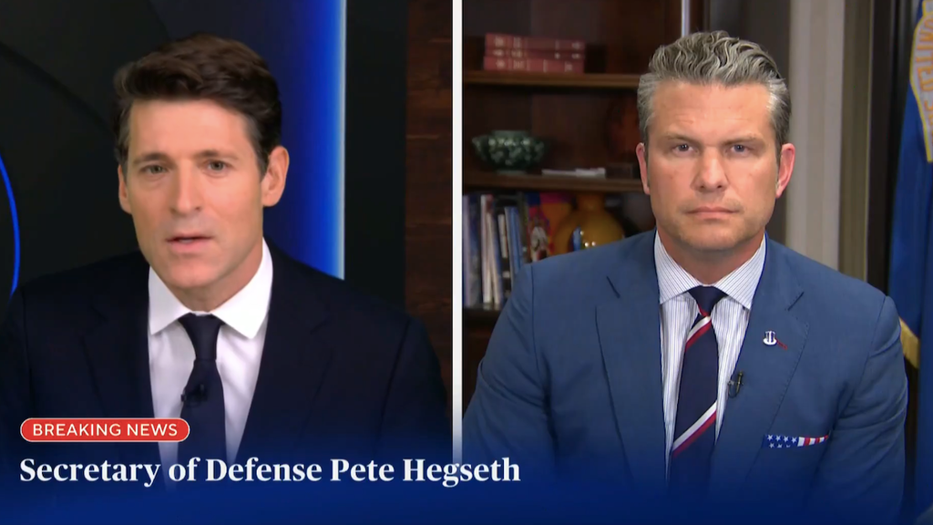 Tony Dokoupil with Pete Hegseth