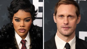Teyana Taylor and Alexander Skarsgård (John Shearer/Getty Images)