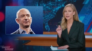 Desi Lydic hosts the Jan. 29, 2026 edition of "The Daily Show" (Comedy Central)