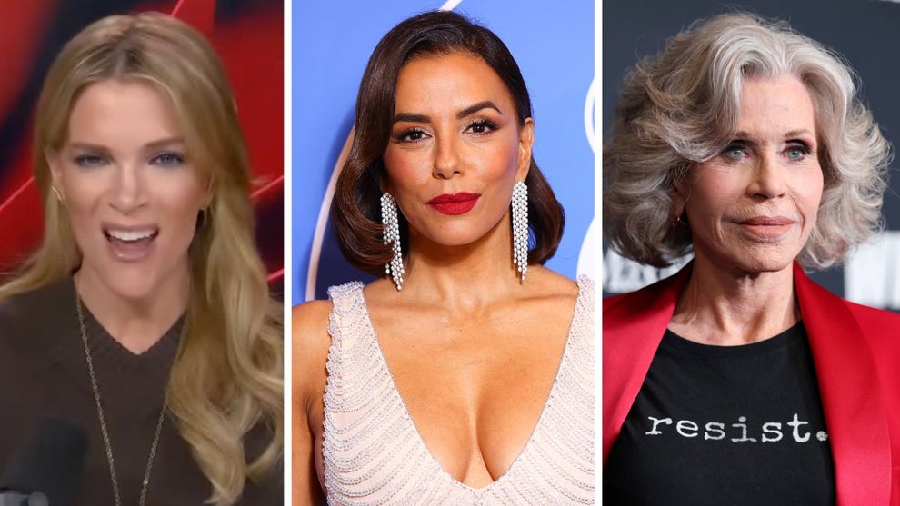 Megyn Kelly, Eva Longoria, Jane Fonda (Getty Images)