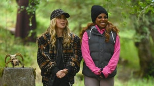 Tara Lipinski and Candiace Dillard Bassett in "The Traitors" Season 4 (Peacock)