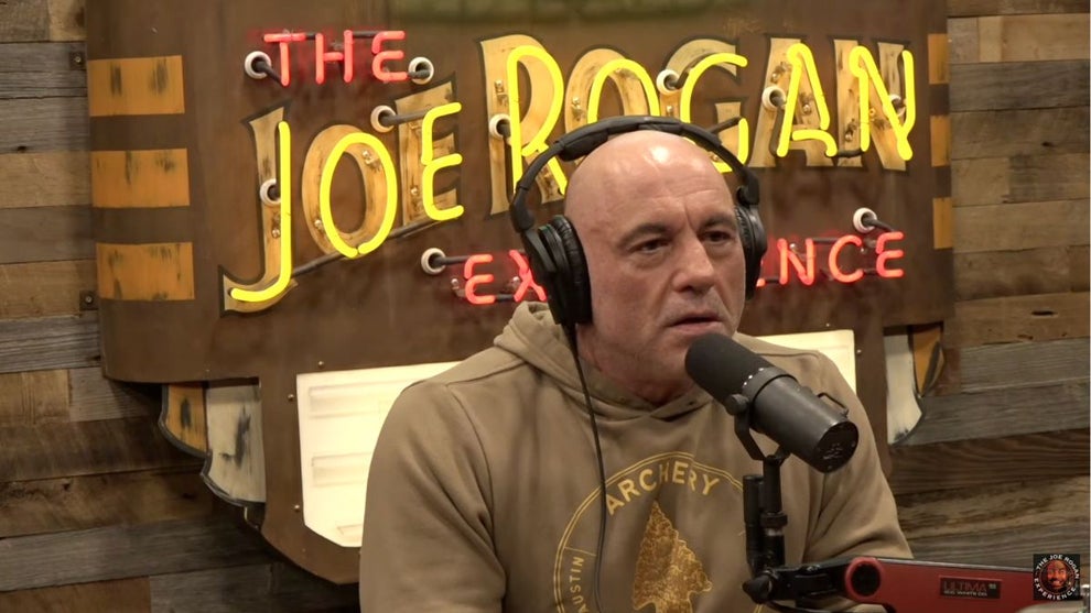 Joe Rogan on his "The Joe Rogan Experience" podcast (Credit:"The Joe Rogan Experience")