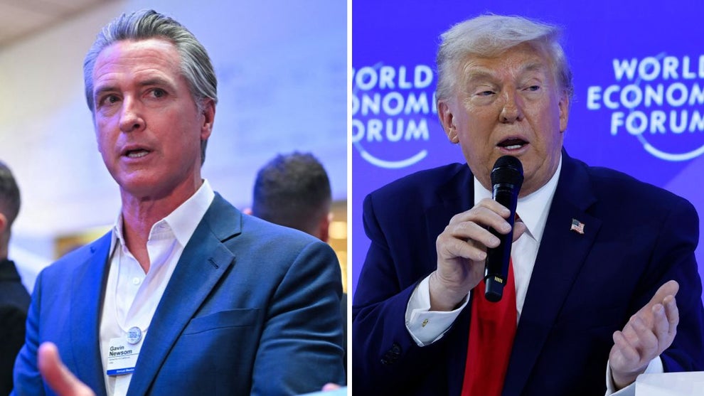 Gavin Newsom, Donald Trump (Getty Images)