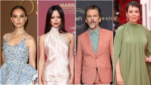 Natalie Portman, Jenna Ortega, Ethan Hawke and Olivia Colman (Getty Images)