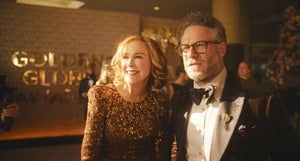 Catherine O'Hara and Seth Rogen in "The Studio" (Credit: Apple TV)