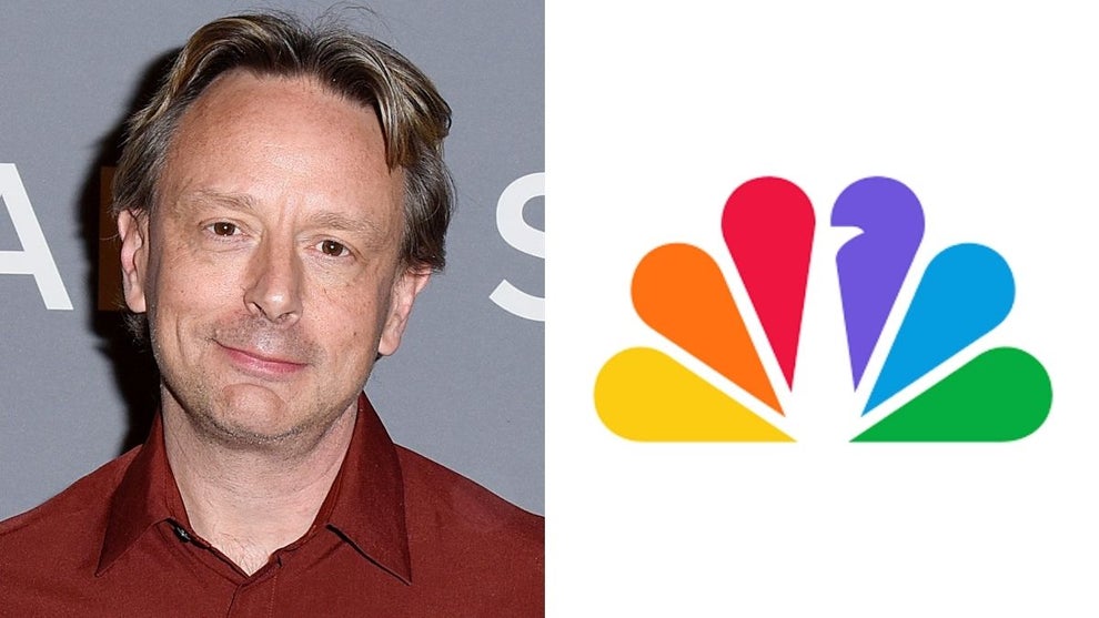 Dean Georgaris and the NBC logo