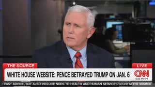 Mike Pence Slams Trump White House’s Jan. 6 Website as ‘Very Offensive’ and ‘Deeply Wrong’ | Video