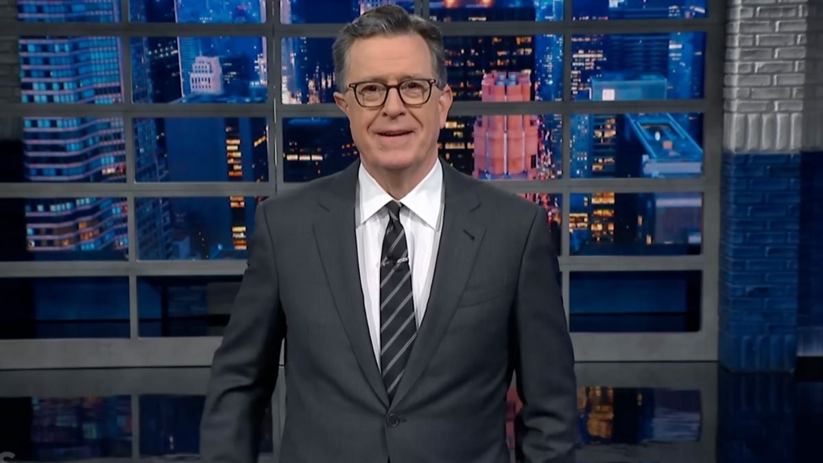 Stephen Colbert Defends Auto Worker Who Issued ‘Pedophile Protector’ Dig at Trump: ‘Props For Using Precise Language’ | Video