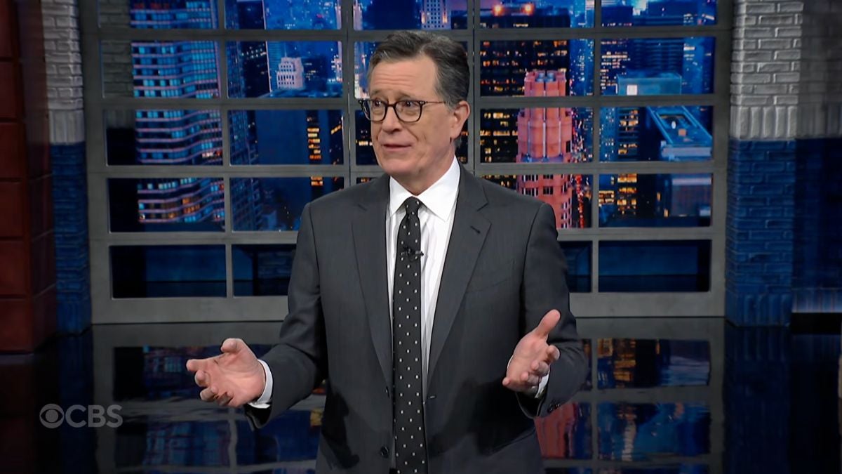 Stephen Colbert's Audience Breaks Out in Boos Over Trump's ICE Threat in Donor Email: 'Holy Cow' | Video