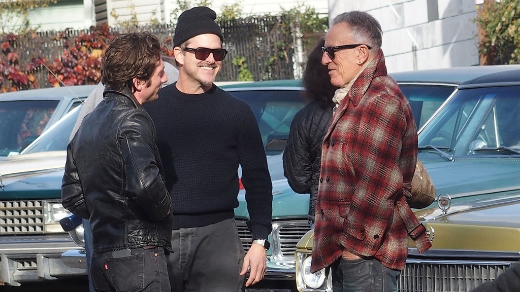 Jeremy Allen White, Scott Cooper and Bruce Springsteen