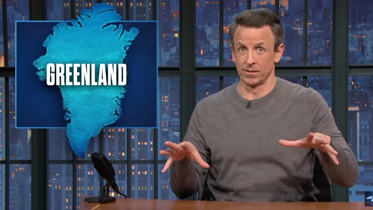Seth Meyers Figures Out Why Trump Focused on Greenland Amid Epstein Scandal: ‘Distract Them With a Bigger Island’ | Video