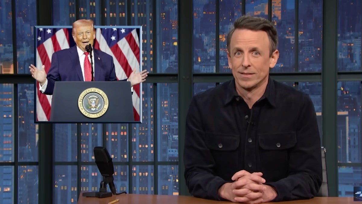 Seth Meyers Assures Trump ‘Fake News’ Won’t Call Him a Dictator If He Cancels Elections: ‘At That Point, the Dictionary Will’ | Video