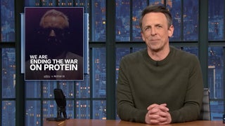 Seth Meyers Celebrates Trump Admin ‘Ending the War on Protein’ With RFK Jr.: ‘Finally, We Can All Say ‘Merry Protein’ Again’ | Video