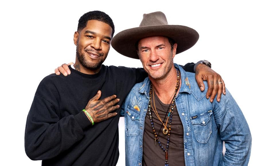 Kid Cudi and Blake Mycoskie launch mental wellness brand Enough. Source: Enough