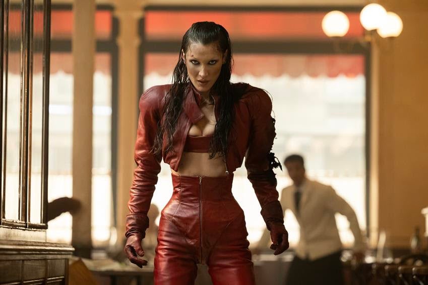 Bella Hadid in Ryan Murphy's The Beauty. Source: FX