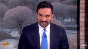 Zohran Mamdani on "The View" (Credit: ABC)