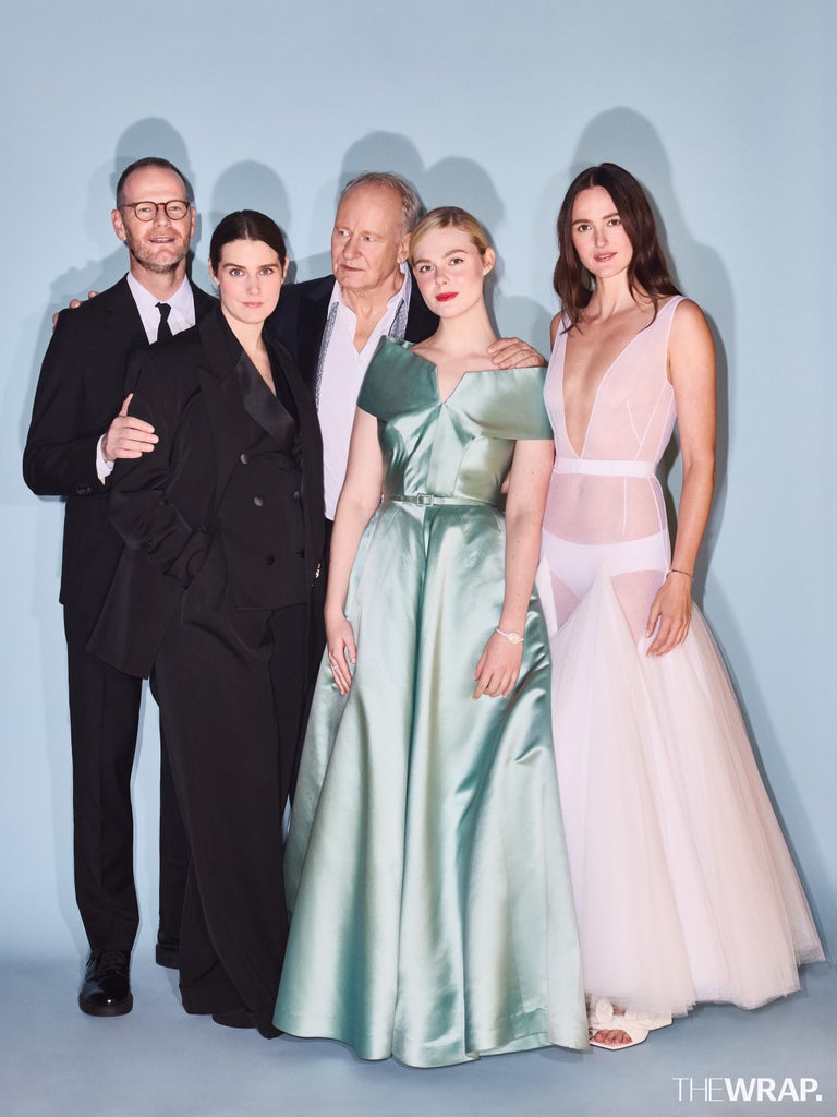 Joachim Trier, Inga Ibsdotter Lilleaas, StellanSkarsgård, Elle Fanning, and Renate Reinsve