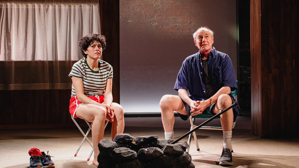 Alia Shawkat and Peter Friedman in "You Got Older" (Marc J. Franklin)