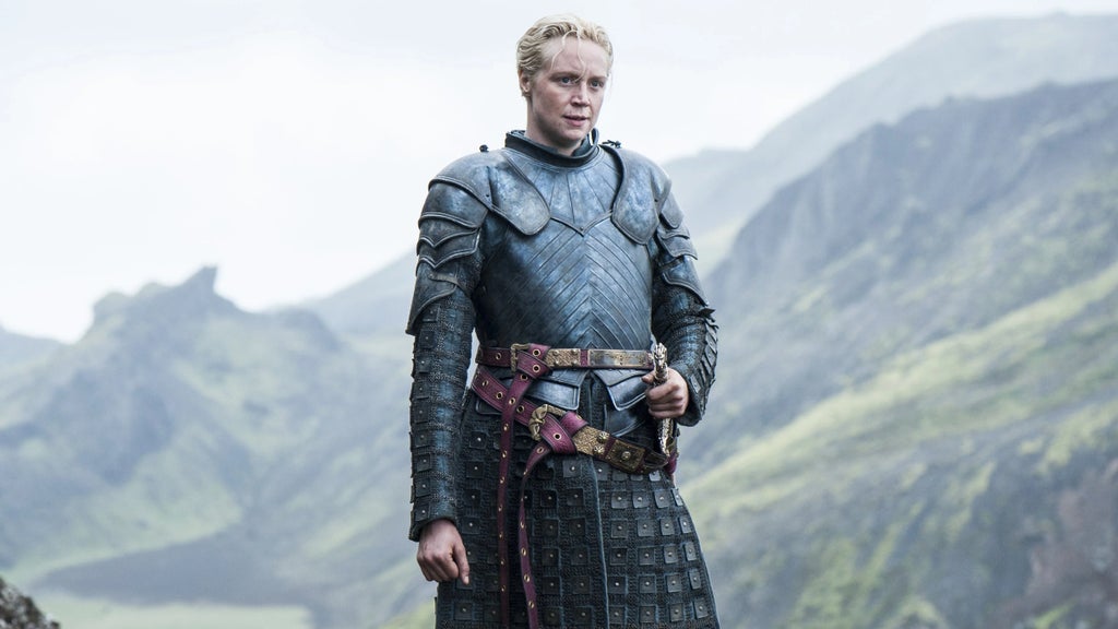 Gwendoline Christie as Brienne of Tarth in "Game of Thrones" (HBO)
