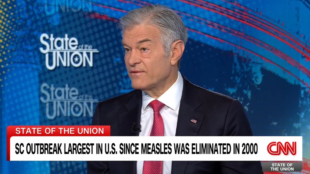 Dr. Mehmet Oz appears on "State of the Union" with Dana Bash (Credit: CNN)