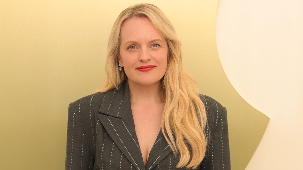 Elisabeth Moss attends the Apple TV Press Day at Barker Hangar on February 03, 2026 in Santa Monica, California. (Credit: Matt Winkelmeyer/Getty Images)