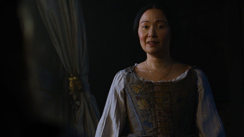 Hong Chau in "Wuthering Heights" (Credit: Warner Bros.)