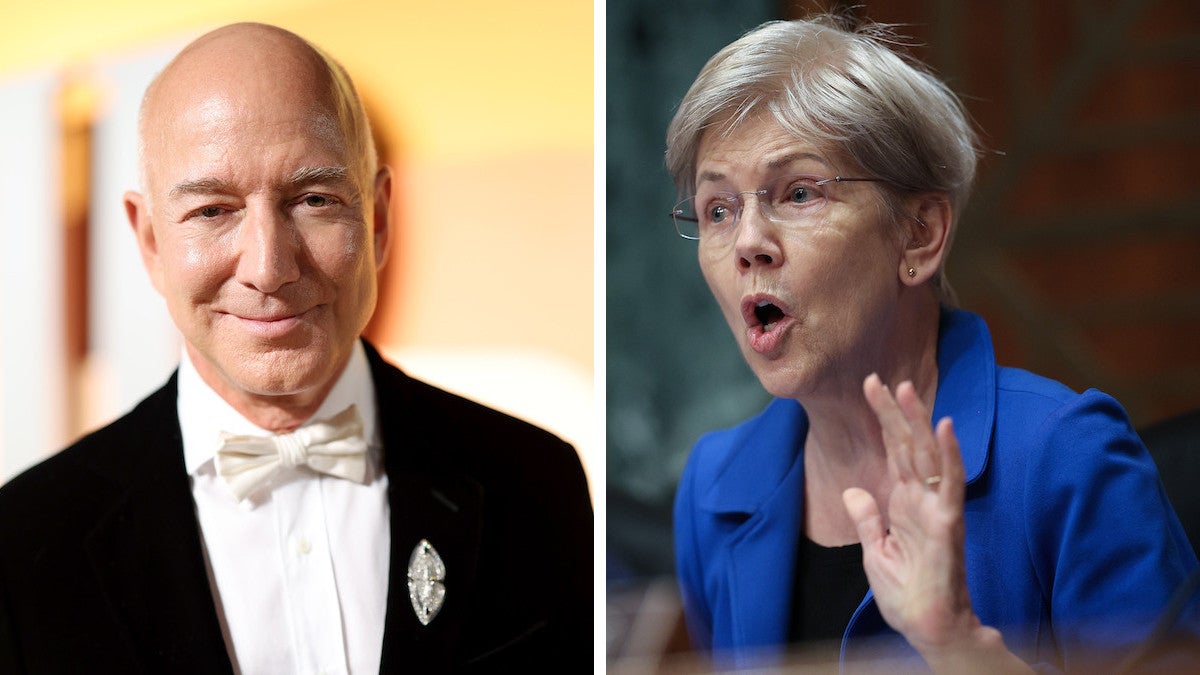 Elizabeth Warren Says Bezos Slashed Washington Post Staff to ‘Suck Up’ to Trump | Video
