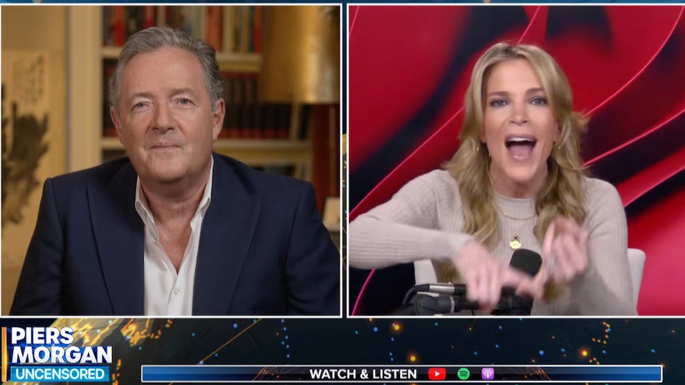 Piers Morgan and Megyn Kelly (Credit: Piers Morgan Uncensored)