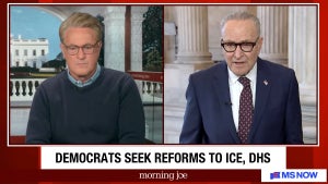 Senate Minority Leader Chuck Schumer appears on the Feb. 5, 2026 edition of "Morning Joe" (Credit: MS NOW)