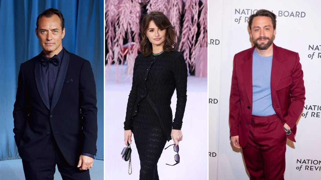 Jude Law (Credit: Taylor Hill/FilmMagic)/ Penelope Cruz (Credit: Stephane Cardinale - Corbis/Corbis via Getty Images)/ Kieran Culkin (Credit: Astrida Valigorsky/WireImage) nancy meyers