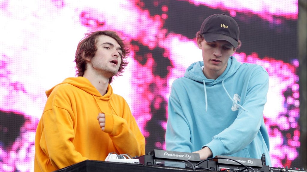 Freddy Kennett (L) and Robby Hauldren of Louis The Child perform on the Twin Peaks Stage during the 2017 Outside Lands Music And Arts Festival at Golden Gate Park on August 13, 2017 in San Francisco, California. (Credit: FilmMagic/FilmMagic)
