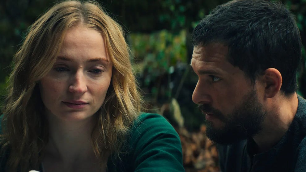 Sophie Turner and Kit Harington in "The Dreadful" (Credit: Lionsgate)