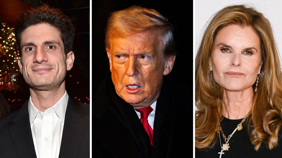Jack Schlossberg, Donald Trump, Maria Shriver (Getty Images)