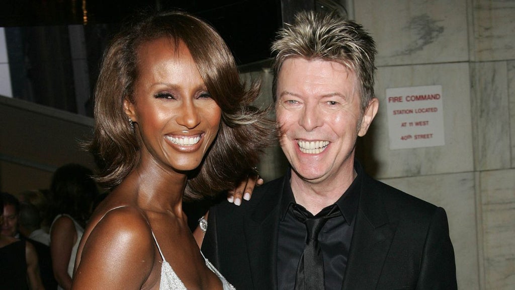 Iman and David Bowie (Getty Images)