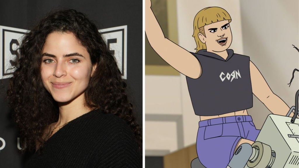 Shannon Gisela, Shannon Gisela as Irene Gumb (Getty Images, Netflix)