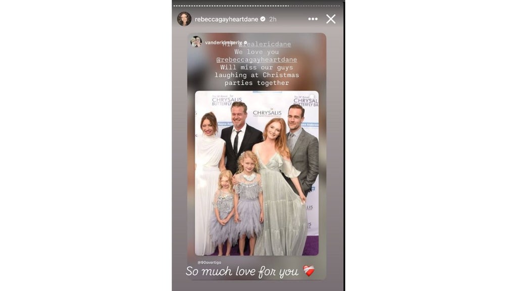 Screenshot from Rebecca Gayheart's Instagram Stories (Instagram/@rebeccagayheartdane)