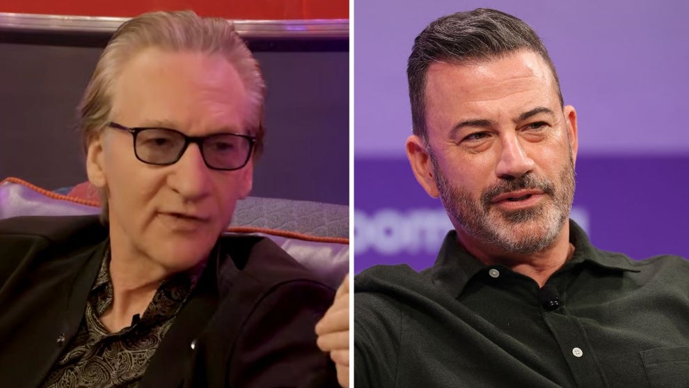 Bill Maher on "Club Random," Jimmy Kimmel ("Club Random," Getty Images)