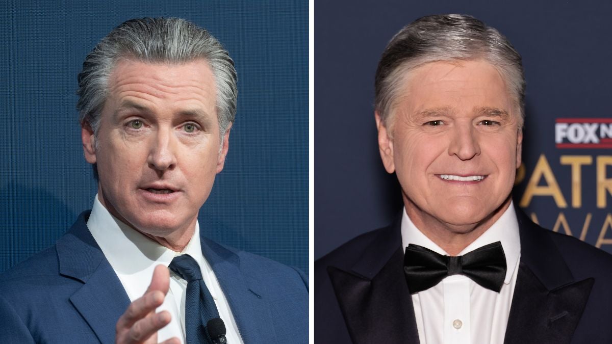 Newsom aplaude Hannity por alegar que suas pontuações no SAT. Os comentários de Atlanta eram ‘racistas’: ‘Spare Me’