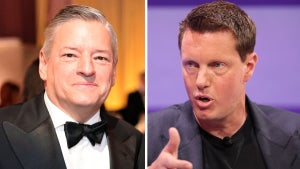 Ted Sarandos, David Ellison (Credit: Getty Images)