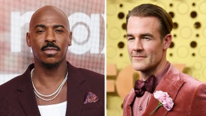 Mechad Brooks, James Van Der Beek (Getty Images)