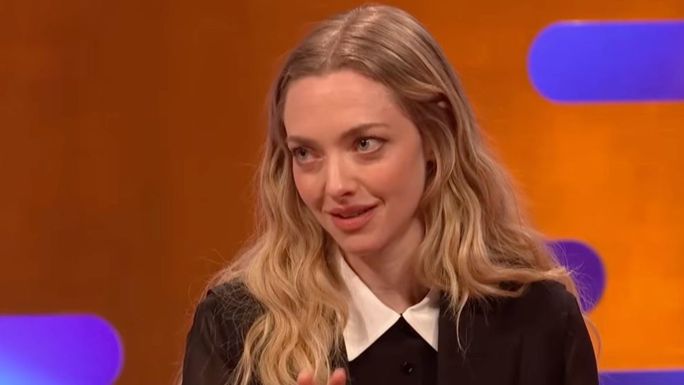 Amanda Seyfried on "The Graham Norton Show" (Credit: The Graham Norton Show/YouTube)