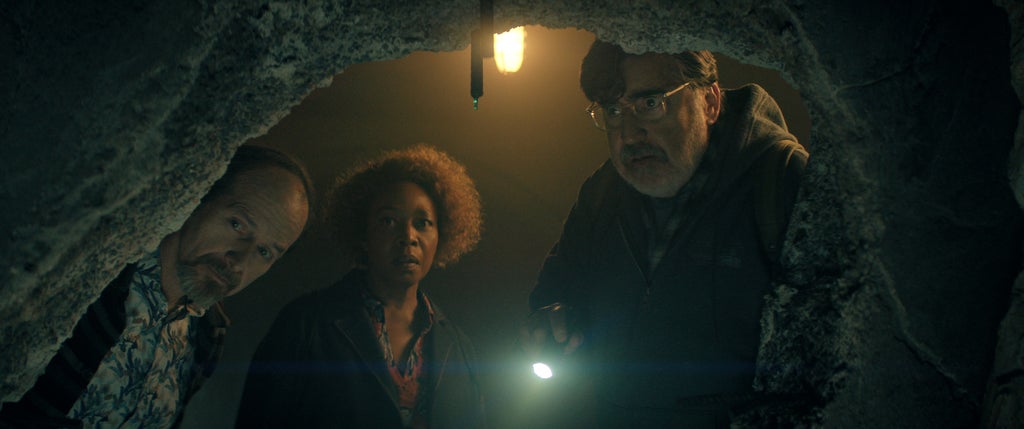 Denis O'Hare, Alfre Woodard and Alfred Molina in "The Boroughs" (Netflix)