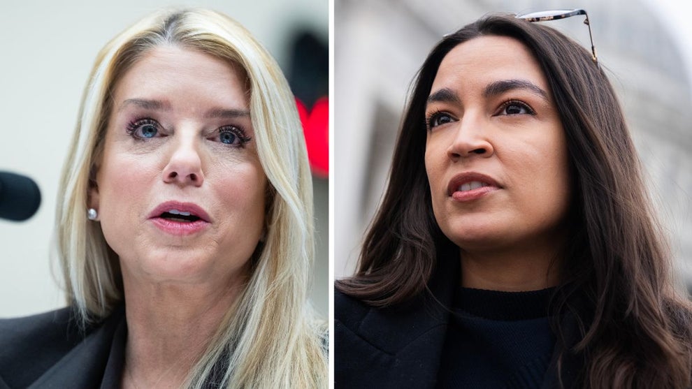 Pam Bondi, Alexandria Ocasio-Cortez