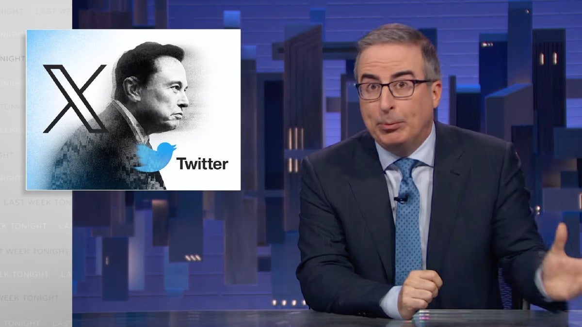 John Oliver retorna ao Twitter para postar seu segmento que derruba o Twitter