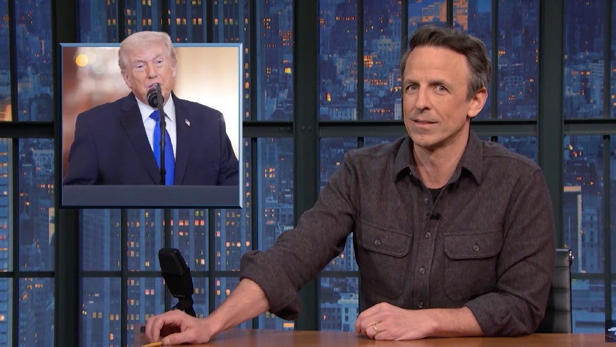 Seth Meyers verifica os fatos da SOTU de Trump com antecedência