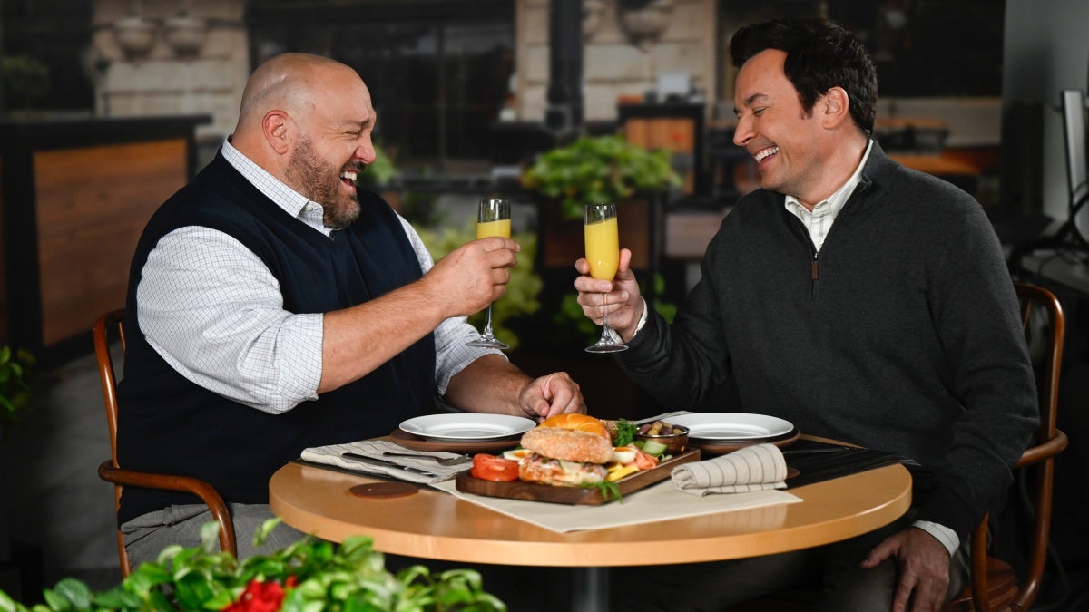 'The Tonight Show' Host Jimmy Fallon and Kevin James Sing About Office Missed Connections | Exclusive