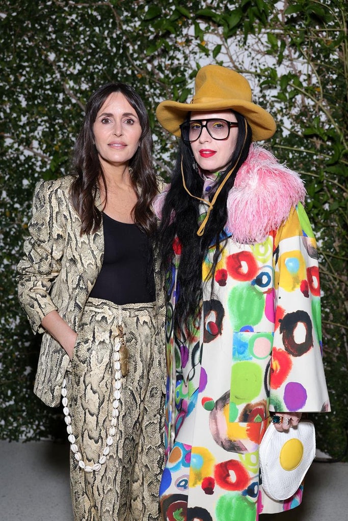 Tania Fares and B. Åkerlund attend the Fashion Trust U.S. Cocktail Celebrating the FTUS 2026 Finalists at a private residence on Feb. 3, 2026 in Beverly Hills, California. Source: Getty
